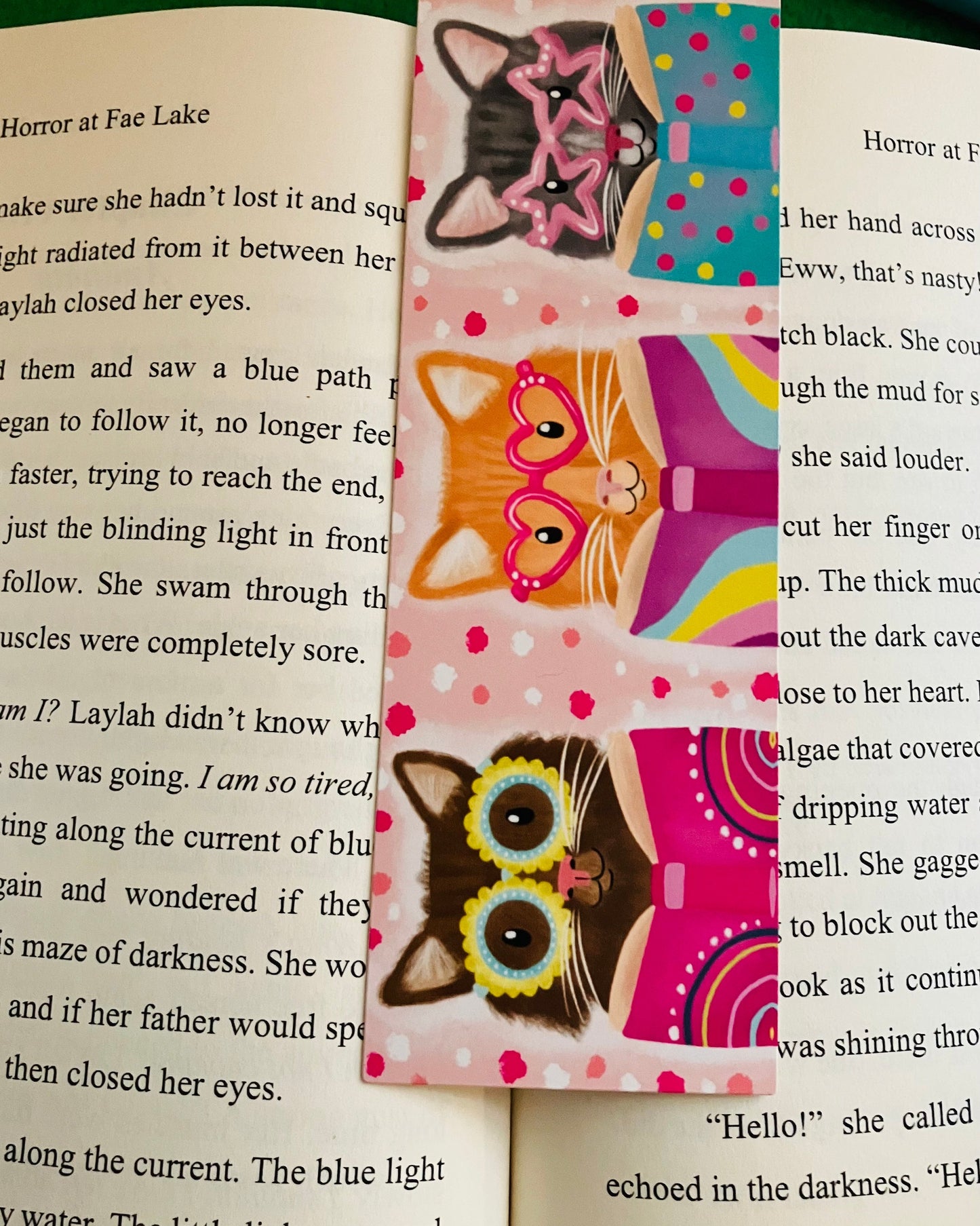 Reading Cats Bookmark