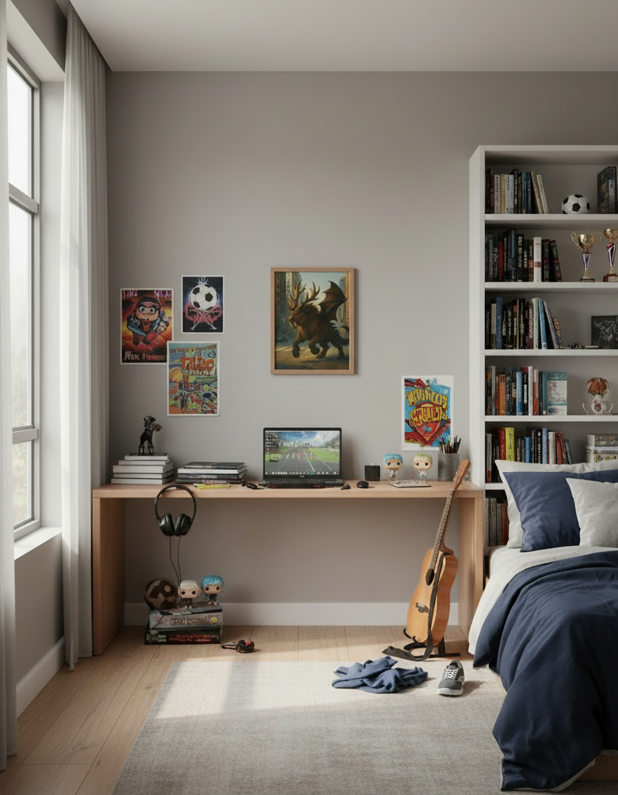 Sabertooth Dragon Wall Art – Epic Fantasy Creature Print