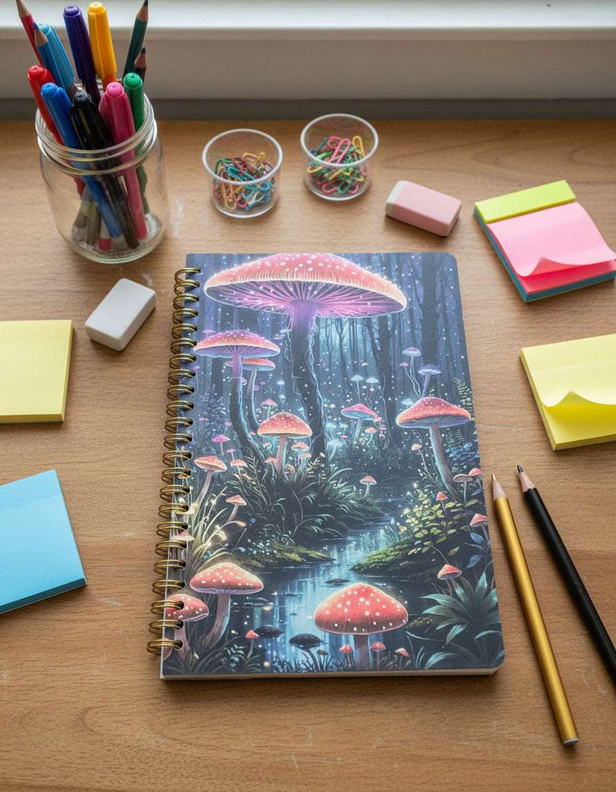 Mushroom Forest Notebook