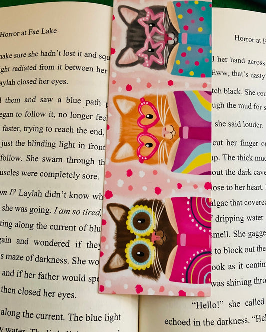 Reading Cats Bookmark