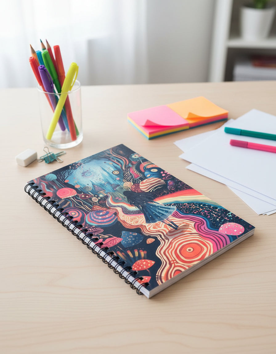 Fairyland Spiral Notebook