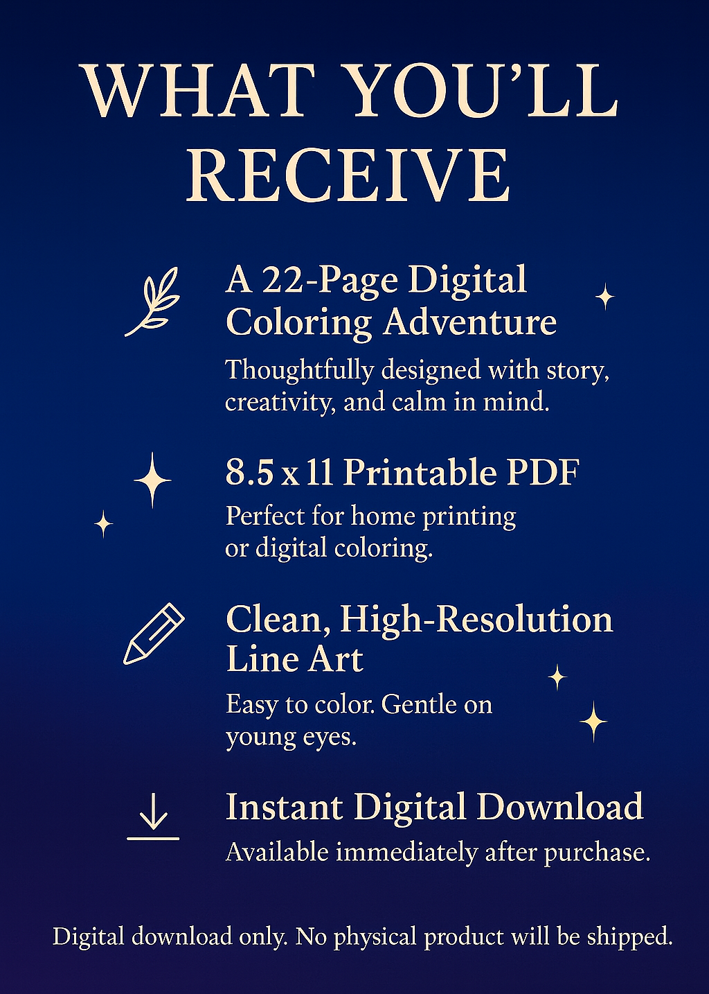 Glimmerwood Stream: A Fanciful Tales Coloring Adventure (8.5x11 PDF)