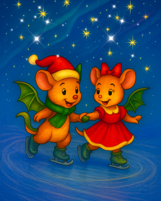 Night Skating Wall Art