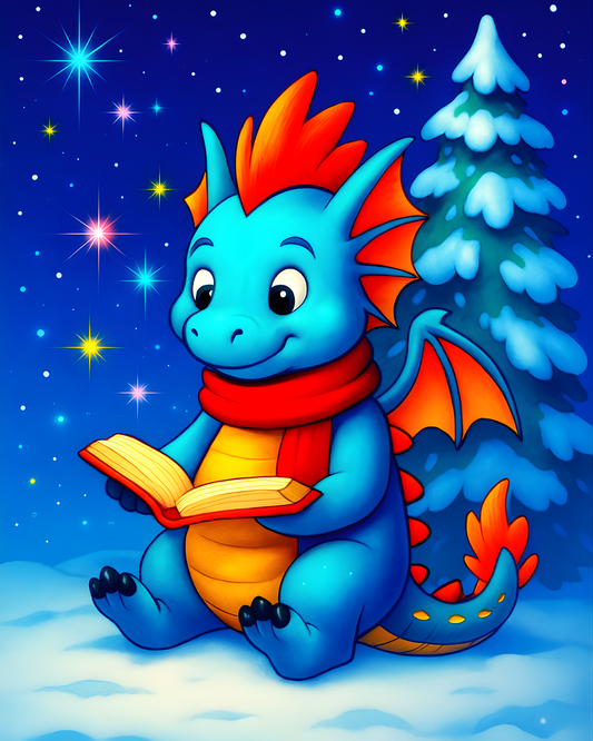 Holiday Reading Wall Art