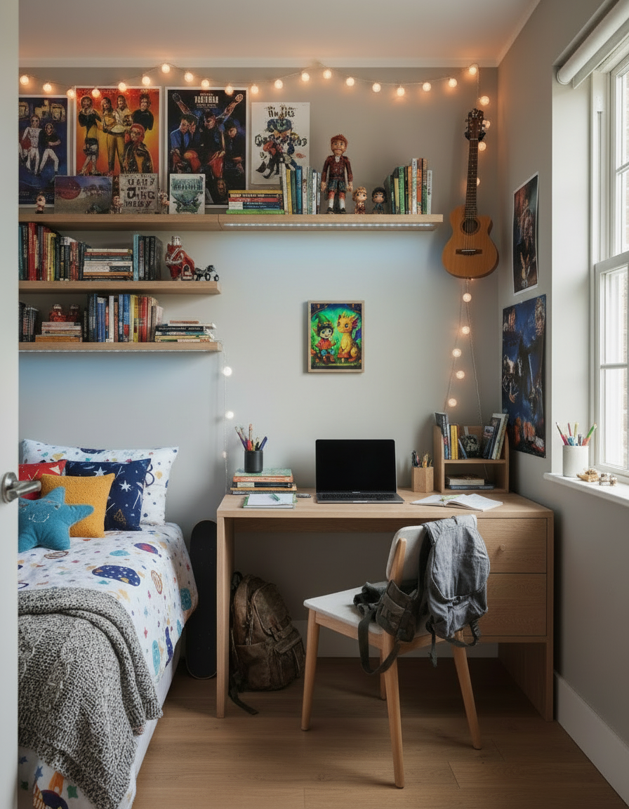 Playful Sprite & Dragon Wall Art
