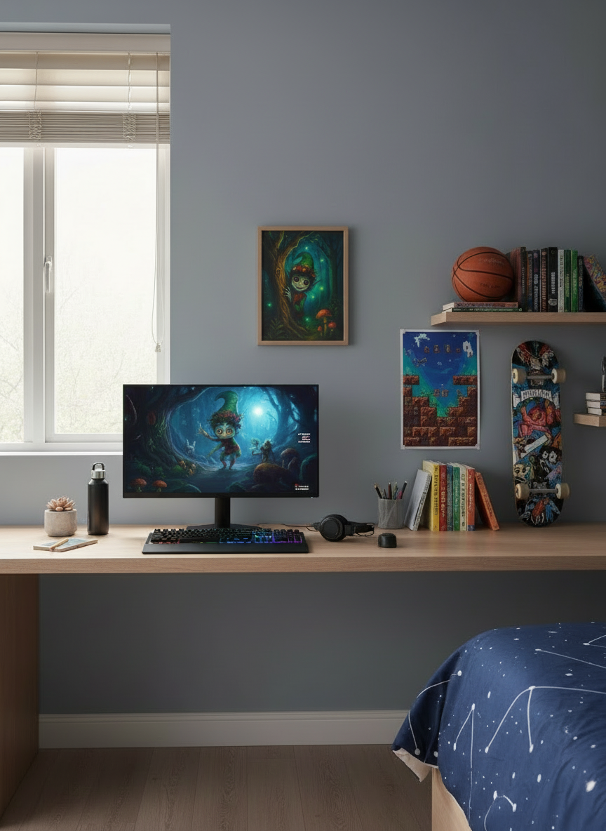 Sneaky Sprite Peek-A-Boo Wall Art