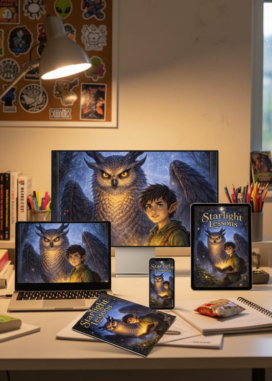 Starlight Lessons: A Calm Read-Along eBook for Focus, Confidence & Emotional Support