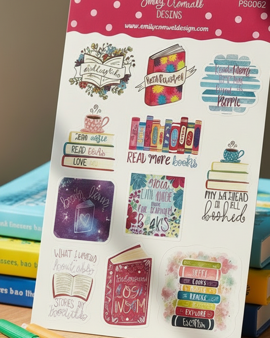 Bookworm Planner Stickers
